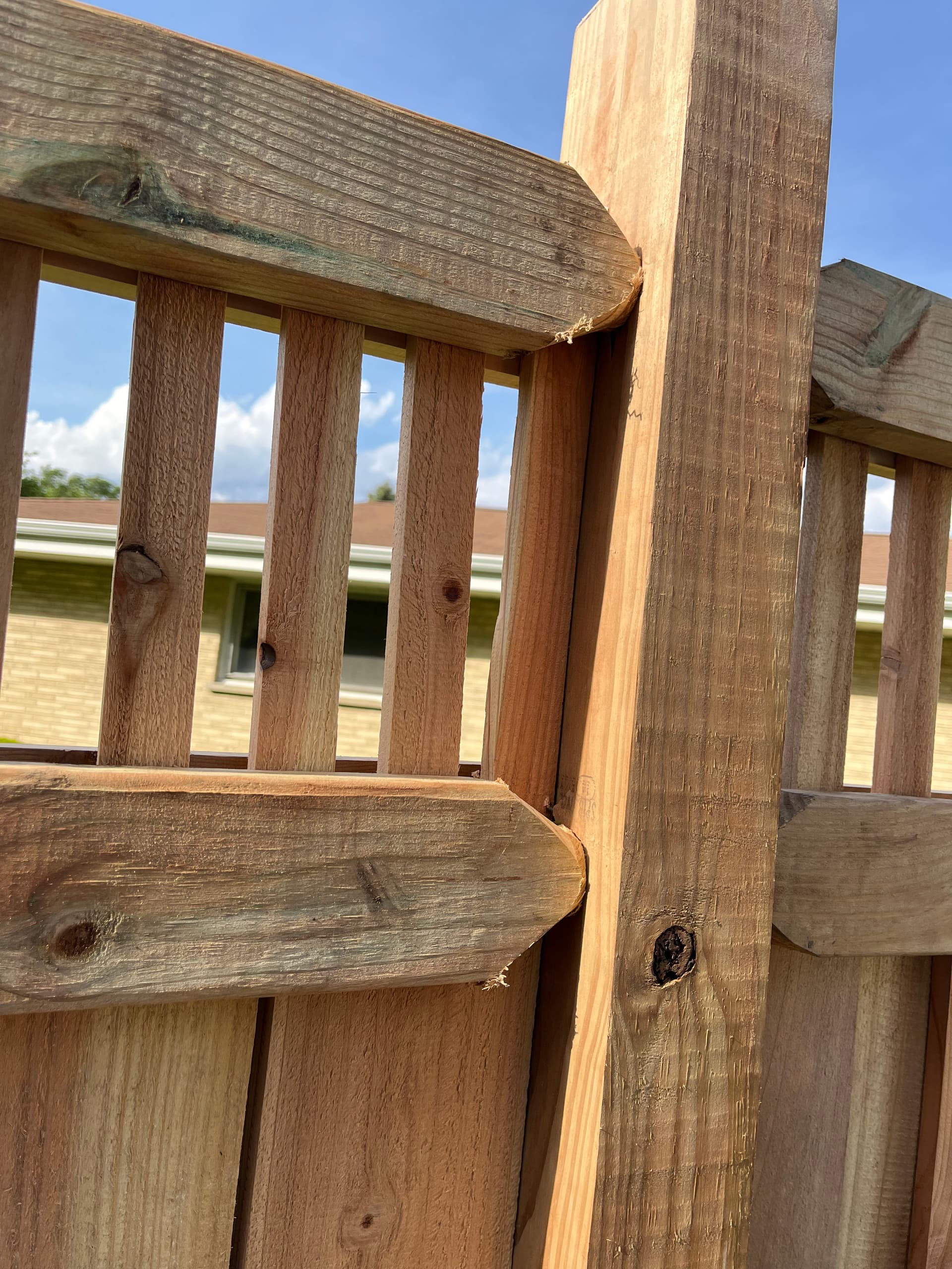 Timber Frame Mortise and Tenon Wood Fence Installation Done Right image