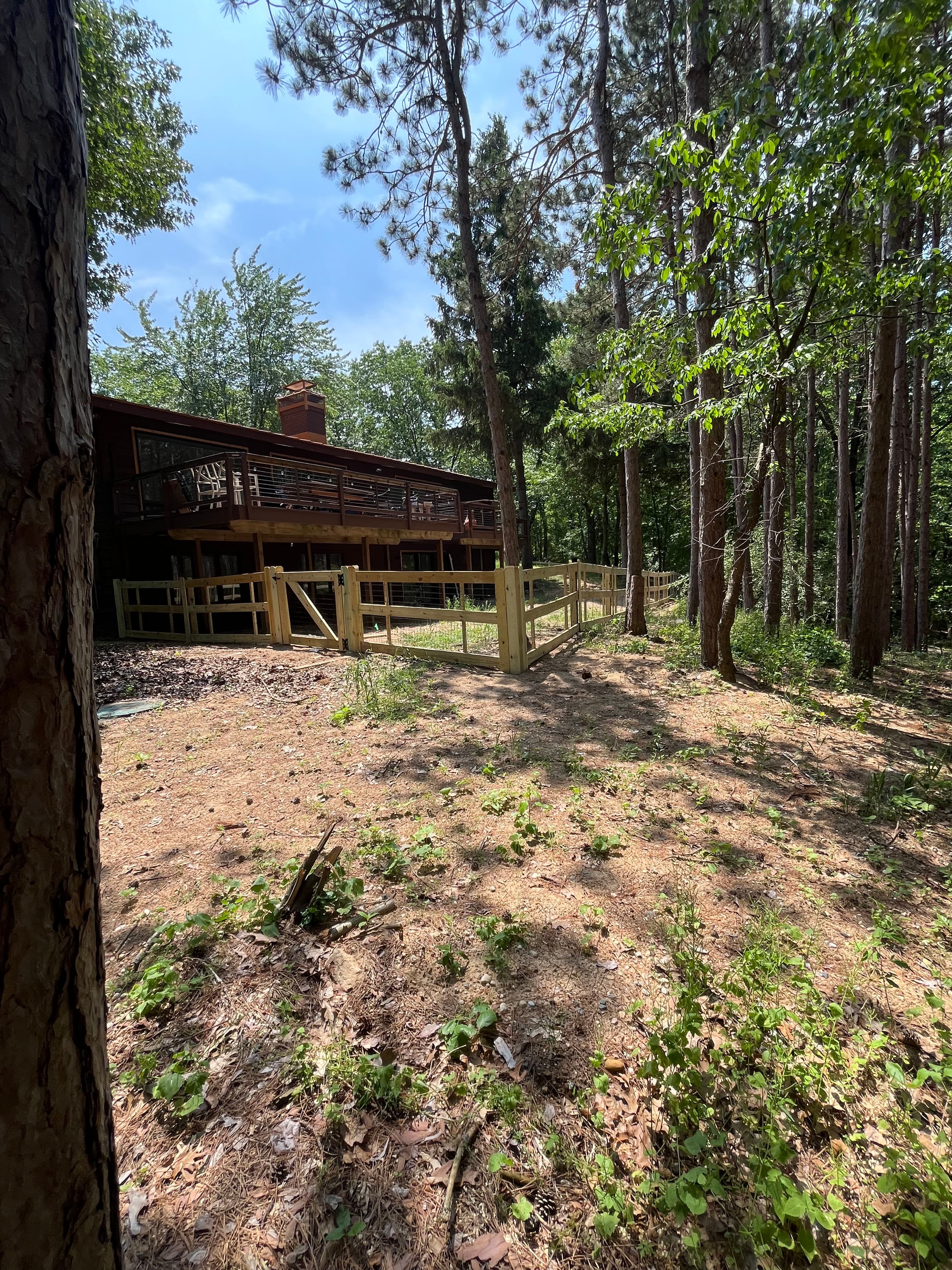 Project 200 Feet of Ranch Rail Fence Built to Handle 100 MPH Winds image